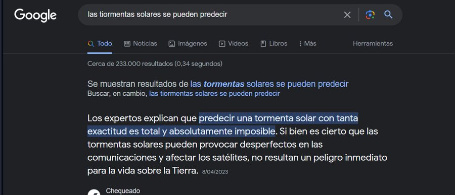 CarrillonavasG's tweet photo. #MananasBLU Eso que están posteando #4DeOctubre #ApagonMundial #ApagonInternet desde TIk tok y se creen profetas 1) Las tormentas solares no se pronostican como los terremotos 2) Si fuera cierto, cualquier equipo electrónico así este apagado, los circuitos quedan fritos 👇hilo https://t.co/it4se3R6fO