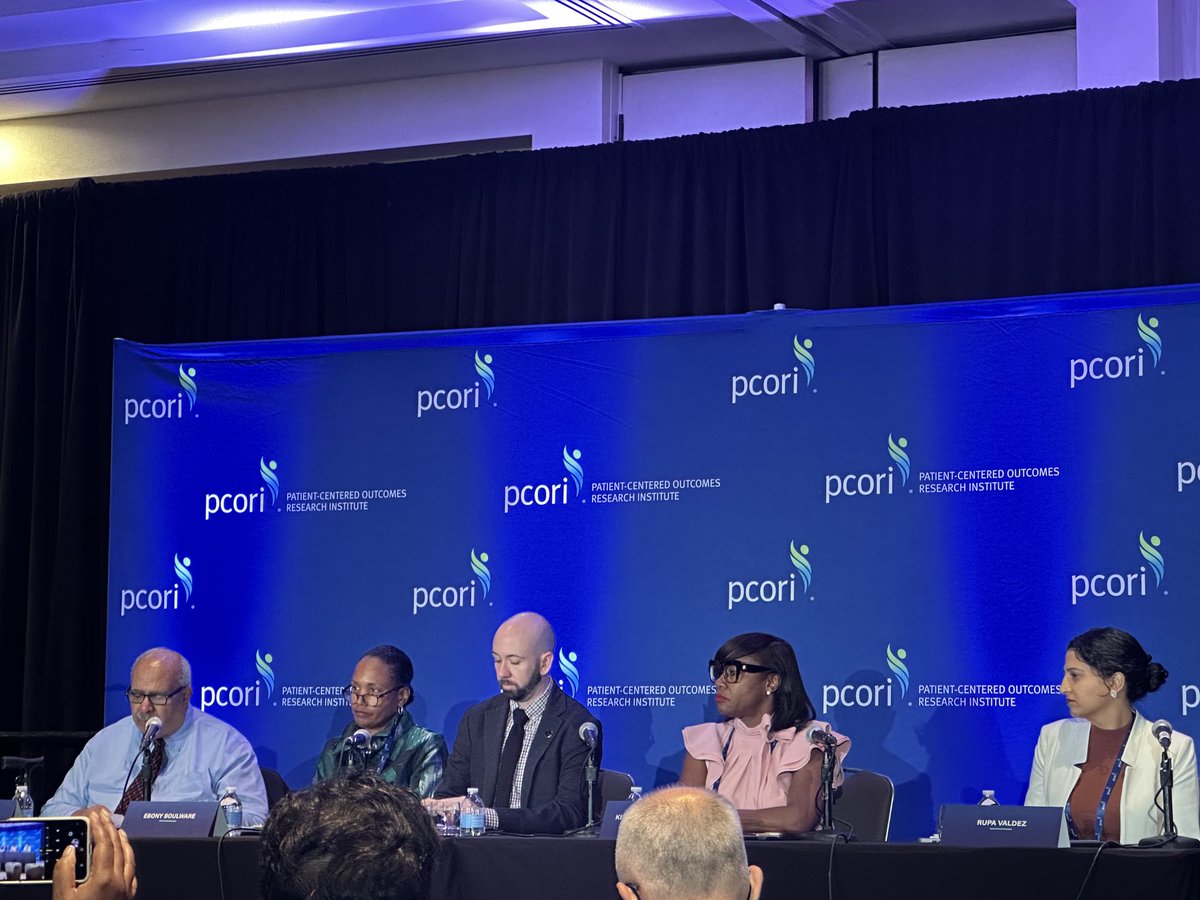 cclareMDMPH's tweet image. ⁦@iamKSealsAllers⁩ shared that “experience is the outcome” meaning patient experience when talking about comparative effectiveness research. Fellow dismantler in the building #PCORI2023 ⁦@PCORI⁩
