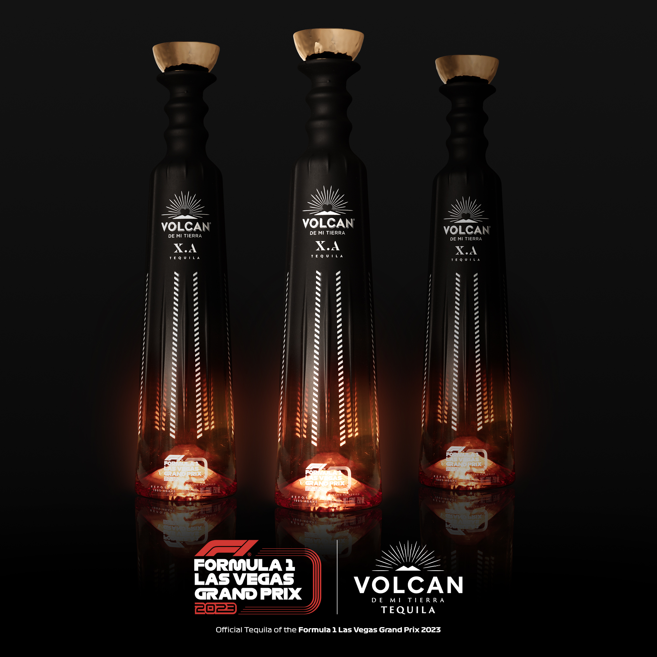 F1 Las Vegas on X: The #LasVegasGP is thrilled to announce an exciting  partnership with Volcan de mi Tierra, the official tequila of the inaugural  race. To celebrate, 3,800 limited-edition Volcan X.A