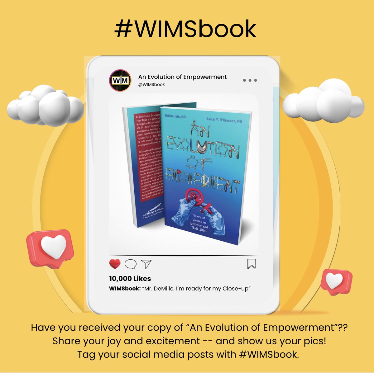 We're now in the second month of the #WIMSbook being out in the world! We hope you have enjoyed and are being inspired by the 71 empowered voices in it! Book selfies with pumpkin spice lattes, sweaters, puffy vests, and/or fall foliage welcome 😉
