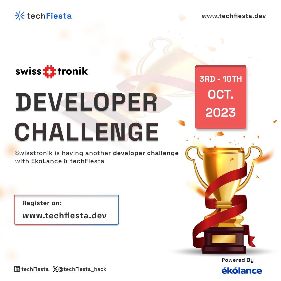 techFiesta_hack's tweet image. 🚨Ongoing Developer Challenge!🚨
Join the @swisstronik Developer Challenge now!
🔗 lnkd.in/dfp-6Che
💰 $300
🏆 Hurry now! Don't miss out on this challenge; it's ending on 10.10.2023!
Goodluck 🚀
#techFiesta #DeveloperChallenge