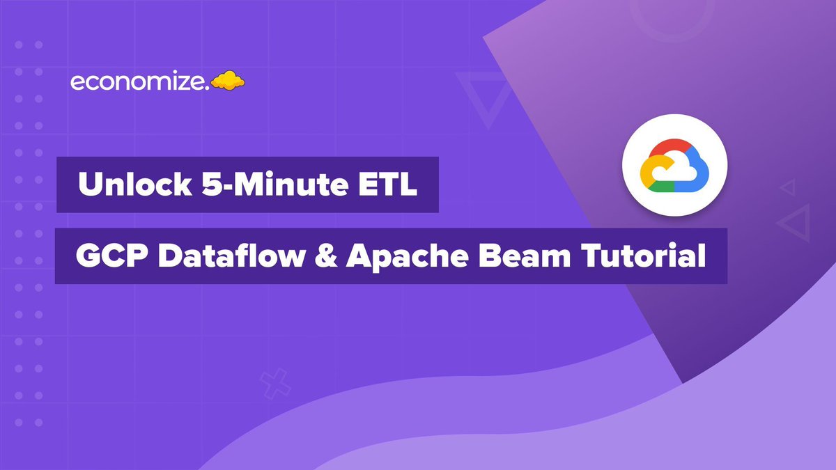 economize's tweet image. Want to set up an ETL pipeline using Cloud Dataflow &amp;amp; Apache Beam quickly? 

Learn how with our step-by-step tutorial!

🛠 Discover installation steps, FAQs, and more!

🔗 Read now: buff.ly/3Q2KUde 

#GCPDataflow #ApacheBeam #ETLPipeline #CloudCosts