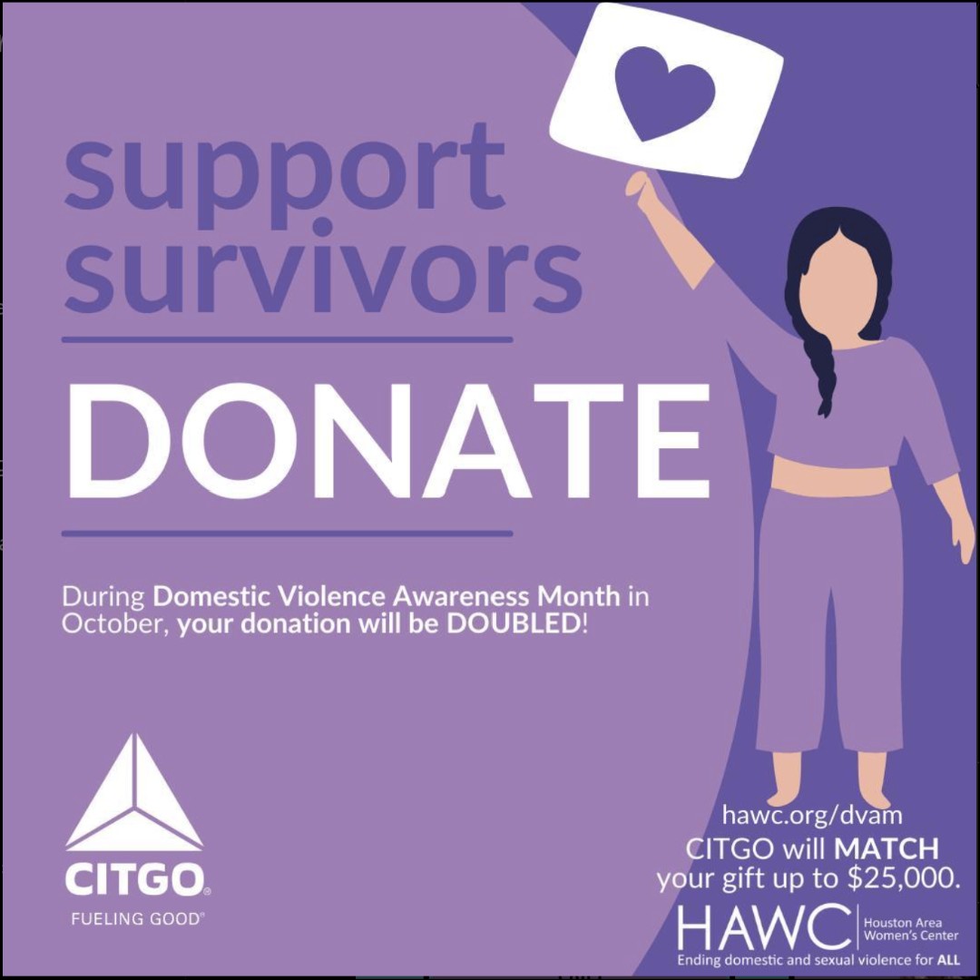 #DomesticViolenceAwarenessMonth is a nationwide campaign held in October to unite advocates in our efforts to end domestic abuse. DONATE to show your support for survivors and the life-saving, free services HAWC provides. Your support makes a difference: hawc.org/dvam
