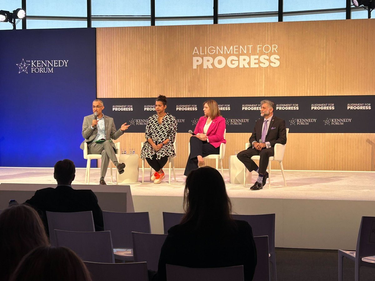 “We each deserve the opportunity to get the care that leads to healthy and fulfilling lives. Right now, not everyone receives that opportunity.” - Chief Advocacy Officer @HannahWes at the @kennedyforum Alignment for Progress Conference