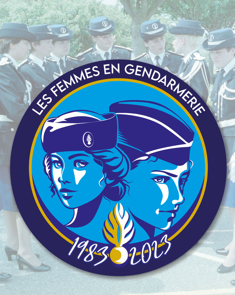 J'ai créé pour le plaisir ma rondache fêtant les 40 ans des femmes en gendarmerie ! Y a pas de raisons pour que d'autres le fassent !