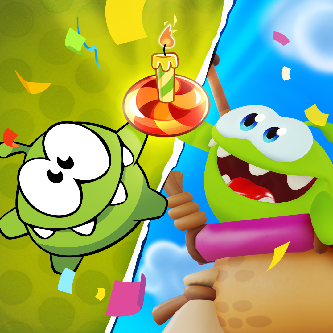 Cut the Rope on X: 13 years ago, a very hungry and cute monster demanded  his first candy. 13 years and billions of candies later, he is just as  curious about life
