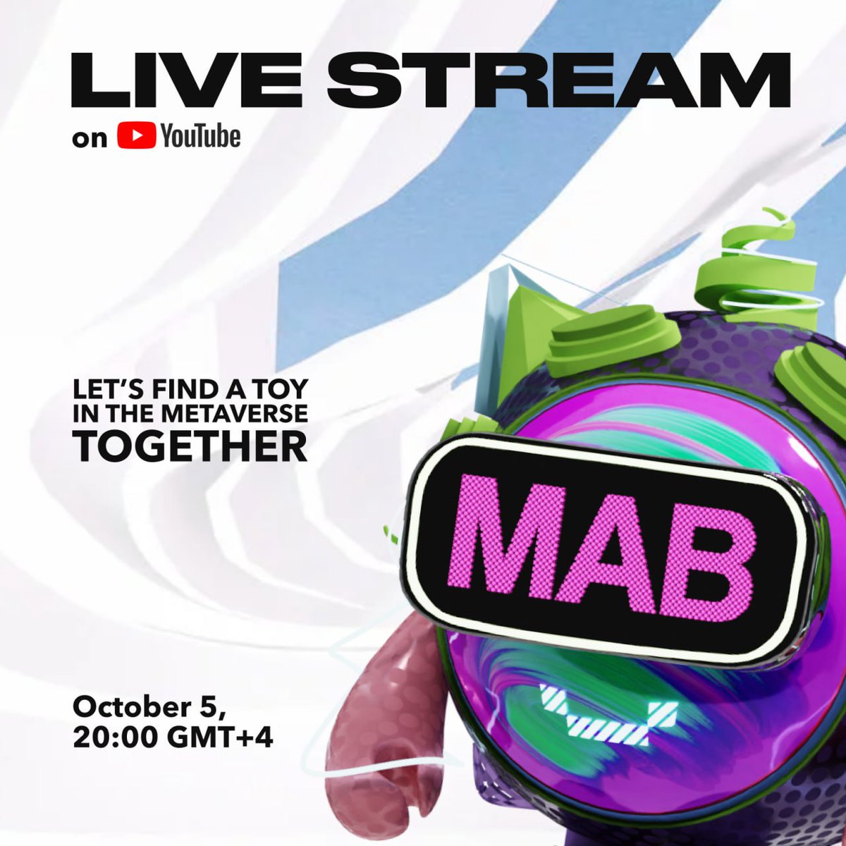 🎮 LIVE STREAM 🔥

Get ready for an awesome stream on our YouTube channel where we'll try to find a hidden toy in the metaverse 👀

⏰ Time: 05.10, 20:00 GMT+4
🌍 Location: youtube.com/@chikoroko_off…

⚡️ Don't miss out! ⚡