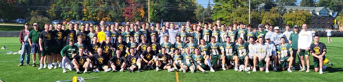 Great showing from <a href="/clarksonlax/">Clarkson Lacrosse</a> alums this past weekend. Nice kickoff for #LetsCUGive