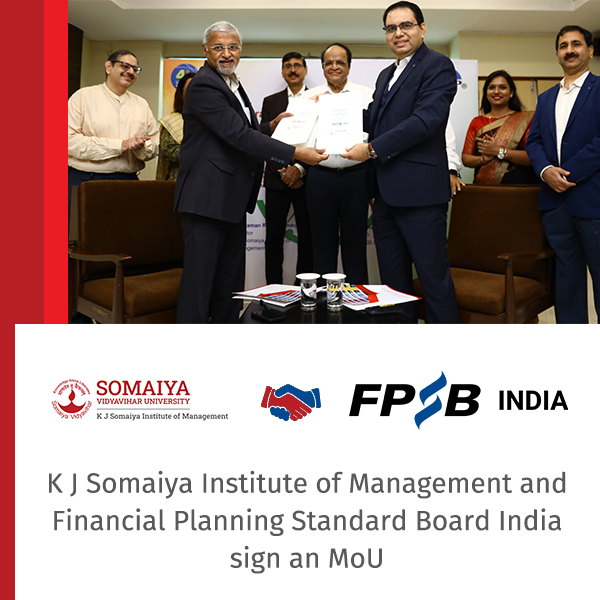 kjsimofficial's tweet photo. On World Financial Planning Day, K J Somaiya Institute of Management is glad to announce our partnership with @FPSBIndia provide holistic and relevant education to students and working professionals.
#KJSIM #KJSomaiyaInstituteofManagement #MBA #FPSB #FPSBindia #Collaboration https://t.co/fgUMetcxsr