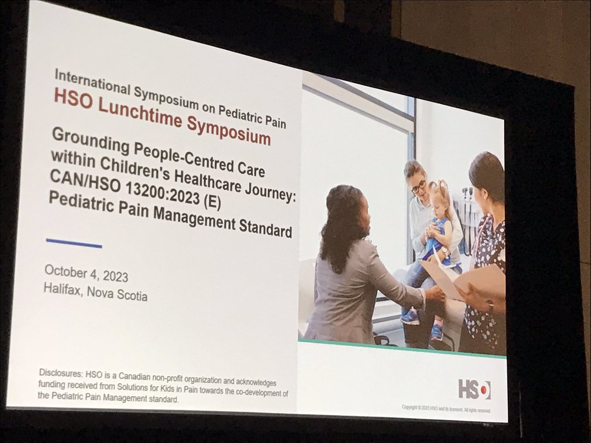 Paediatric Pain Management standard symposium Development and implementation with examples showcased #ISPP2023 @KidsInPain @childpainSIG