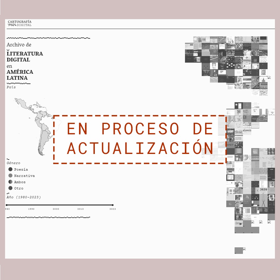 DigitalLabUDP's tweet image. ⚠️ Querida comunidad, queremos informarles que durante el mes de octubre estaremos realizando actualizaciones en el sitio de Cartografía de la Literatura Digital Latinoamericana. Por esta razón, si verán algunos links o imágenes quebradas. 

👉🏼Prontamente sitio actualizado.