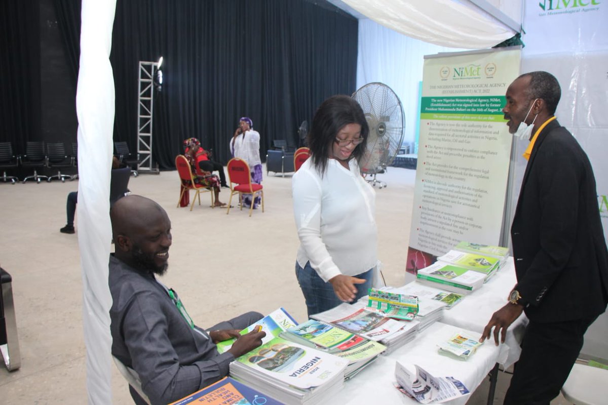 nimetnigeria's tweet photo. NiMet Reiterates Commitment to Building a Weather Smart Community 

The Nigerian Meteorological Agency (NiMet) has reaffirmed its unwavering dedication to the development of a weather smart nation. This affirmation was made during the on-going 18th Abuja International Trade https://t.co/YwAQz5OWB3