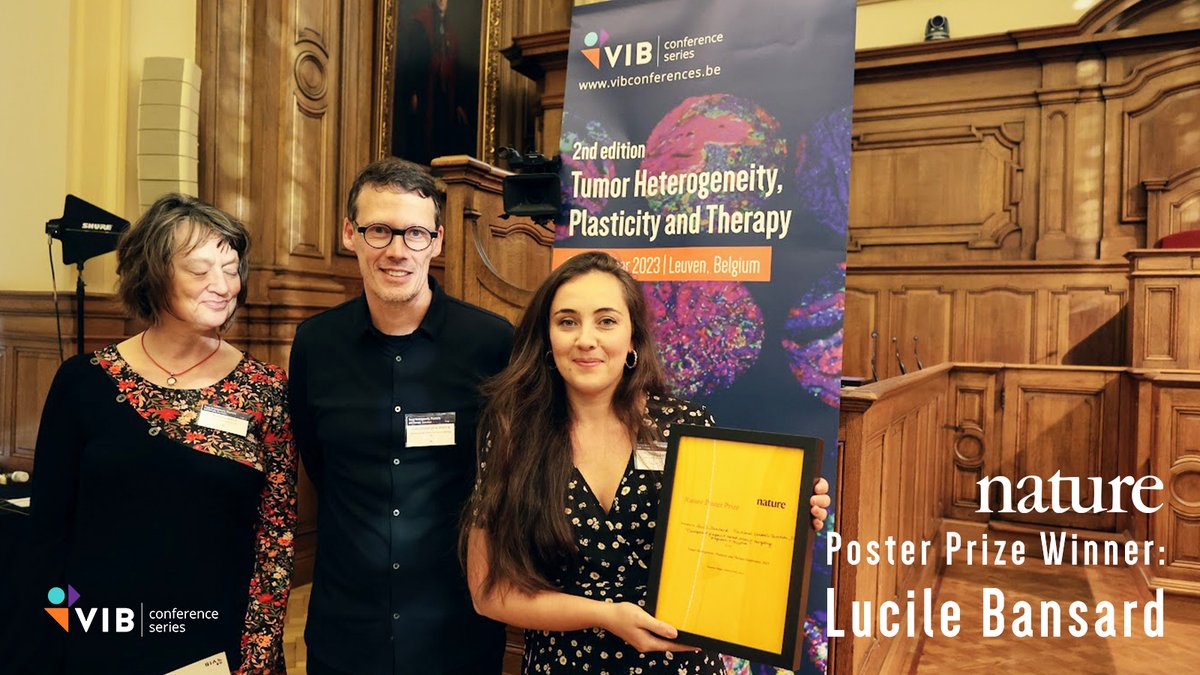 🏆Awards time! Congratulations to Lucile Bansard of @Lab_JPannequin at @CNRS who has won the @Nature Poster prize at #THPT23. She presented her work on the development of PROteolysis TArgeting Chimeras or PROTACs.