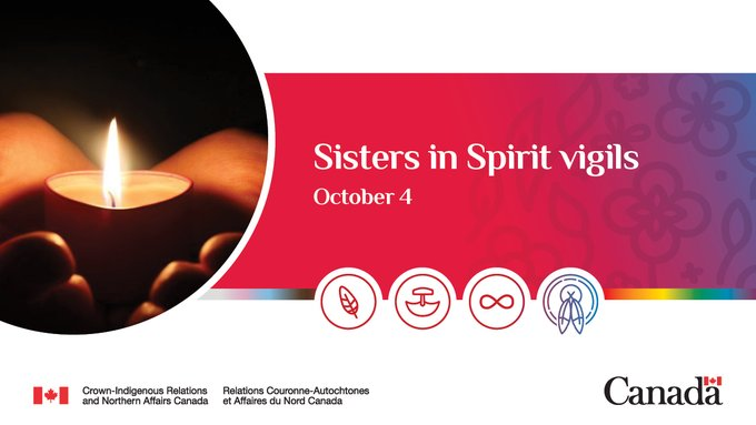 Today I would like to pay tribute to the lost lives of missing and murdered Indigenous women, girls, and two-spirit peoples. I am also extending my support to the grieving families in Indigenous communities. We need action against violence now! #MMIWG #SISVigil