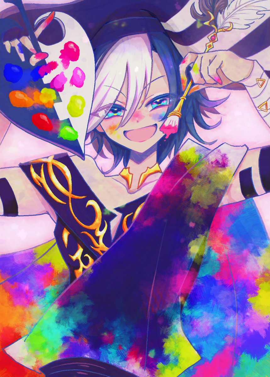 「#メギド夜の再掲祭り 好きな感じに塗れたやつ」|スーパー天才.PNGのイラスト
