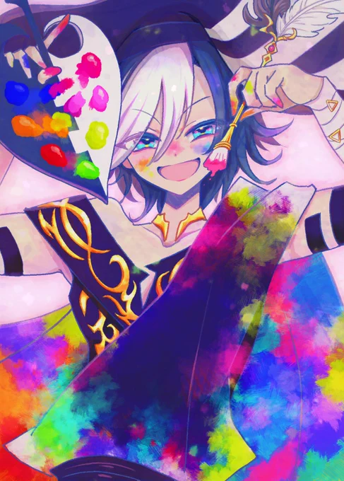 #メギド夜の再掲祭り 好きな感じに塗れたやつ