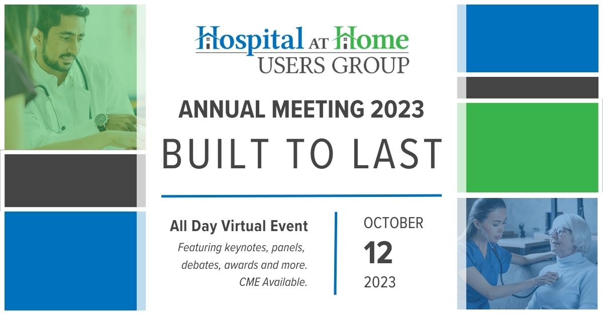 AHA Community Health Improvement (ACHI) (@communityhlth) on Twitter photo Join Built to Last, <a href="/hahusersgroup/">Hospital at Home Users Group</a>'s 2023 virtual annual meeting, on Oct. 12 to learn where the movement is heading! Sign up for the “pre-conference” Built to Last through the American Academy of Home Care Medicine registration portal: ow.ly/7o7I50PT0la Join Built to Last, <a href="/hahusersgroup/">Hospital at Home Users Group</a>'s 2023 virtual annual meeting, on Oct. 12 to learn where the movement is heading! Sign up for the “pre-conference” Built to Last through the American Academy of Home Care Medicine registration portal: ow.ly/7o7I50PT0la