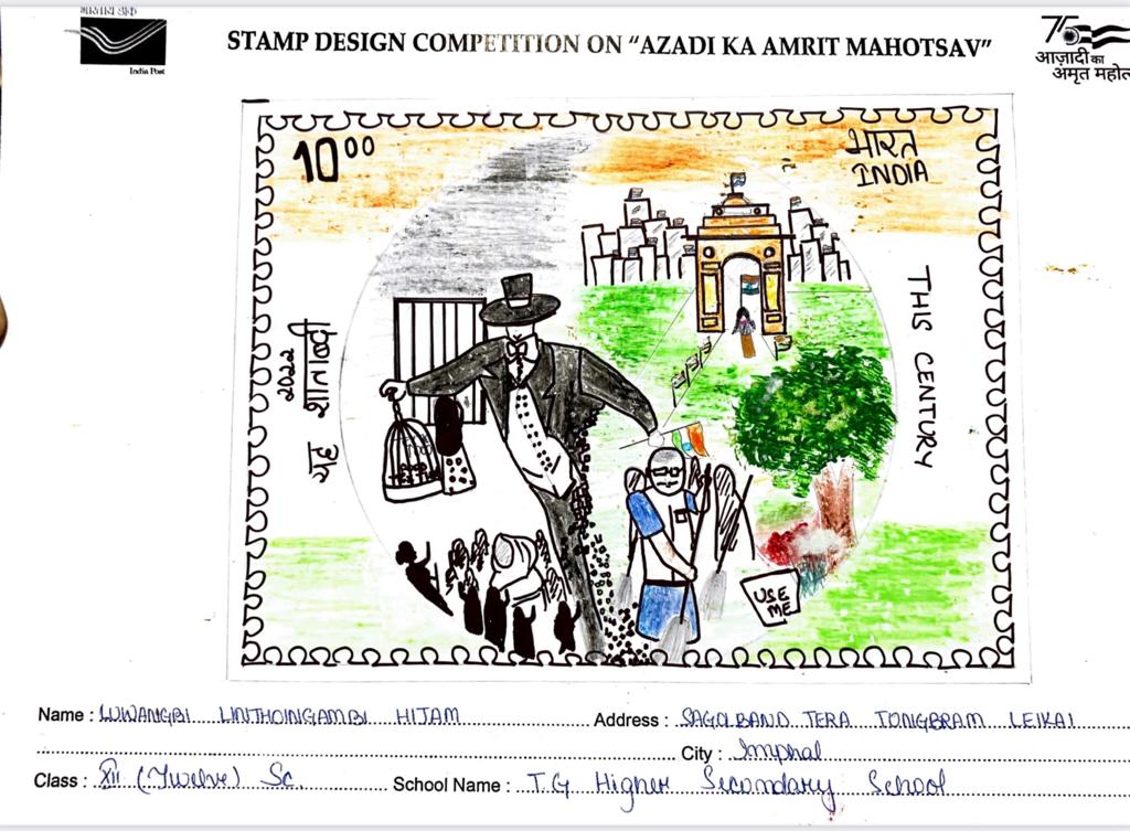 delhimeitei's tweet photo. Failure of #BetiBachaoBetiPadhao scheme ❌❌❌

Dear Government, the policy will only be effective if the girls are saved first.

Such an intelligent student was our cherished #Linthoinganbi. 😔😔😔

A stamp created by #Linthoingambi in celebration of "Azadi ka Amrit Mahotsav". 💔Memories of her is all that remains. 🙏🙏🙏 

#Manipur #ManipurFightsBack #Justice4LinthoiAndHemanjit #BetiBachaoBetiPadhao #Justice4LinthoiAndHemanjit #Kuki_ZoNarcoterrorists?

@PMOIndia @narendramodi
@ndtv @CBIHeadquarters @NIA_India 
@NBirenSingh @BDUTT @AmitShahOffice
@IndEditorsGuild @sardesairajdeep
@TheQuint @IndiaTodayNE 
@indiatvnews @newslaundry
@PTI_News @ANI @AbhijitChavda
@RajatSethi86 @CNN