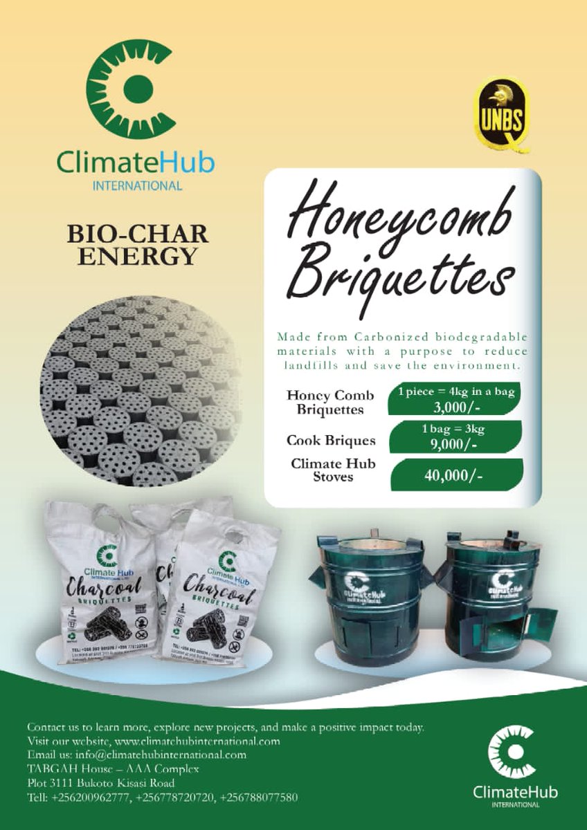 Thank you climate hub for providing a solution to the equation of charcoal prices vs environmental protection 🙏