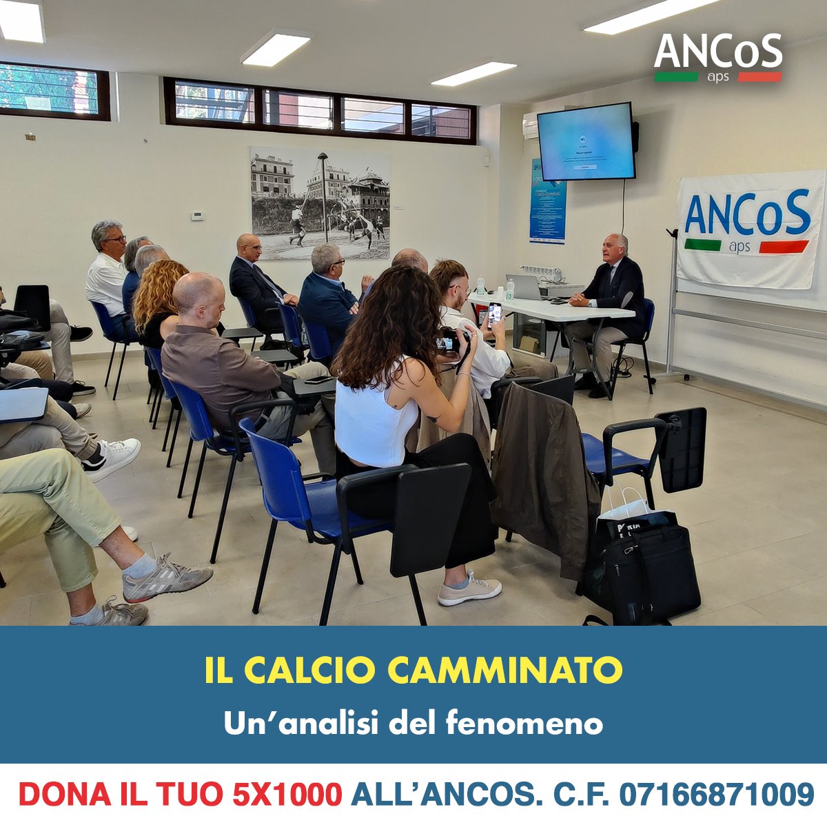 A Roma, presso l'ASD Petriana Calcio, si è tenuto un convegno sul "Walking Football" organizzato da ANCoS Aps in collaborazione con CIWF e AiCS. 

Leggi di più ➡️ ancos.it/il-calcio-camm…