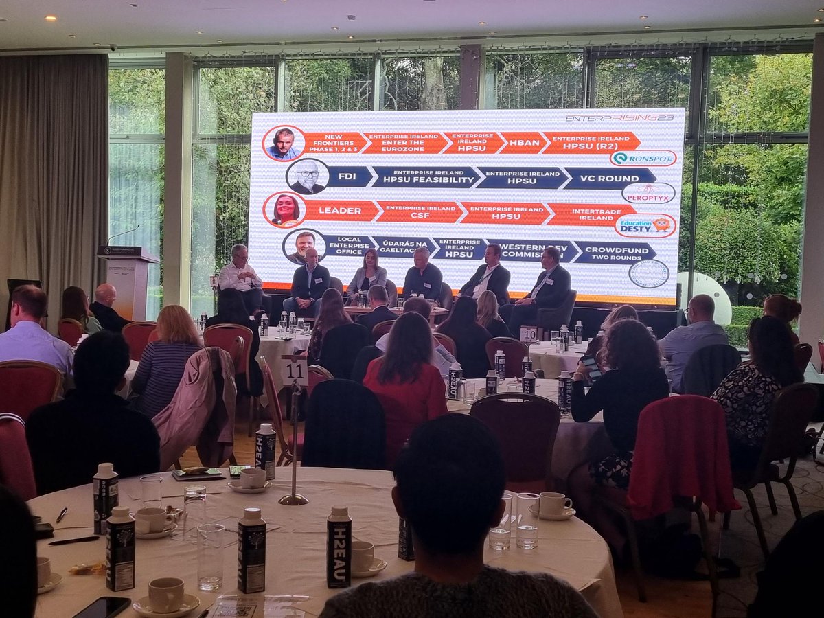 At the Enterprising23 event here today in Sligo,  discussion on Attracting Investment for Seed &amp; Scaling Companies: Panel members included: Paul McBride <a href="/peroptyx/">Peroptyx</a>  &amp; James Doherty <a href="/SliabhLiagDistl/">SliabhLiagDistillers</a> - both companies  received investment from the Western Development Commission.