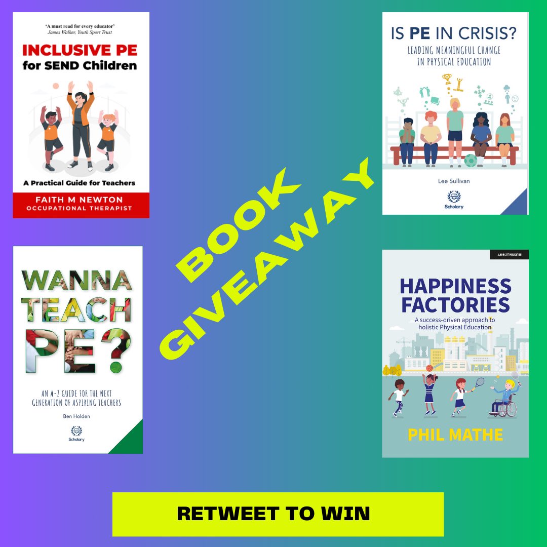 🌟BOOK BUNDLE GIVEAWAY! 🌟

The winner wins the 4 books below!

To enter retweet this post. Entries close 8 Oct 2023 at 20.00 BST. One winner will be picked at random from across the 4 authors' twitter accounts. UK entries only.

 <a href="/Lee_Sullivan85/">Lee Sullivan</a> <a href="/PhilMathe79_PE/">ChangeMaker</a> <a href="/FaithSchoolOT/">Faith Newton</a>