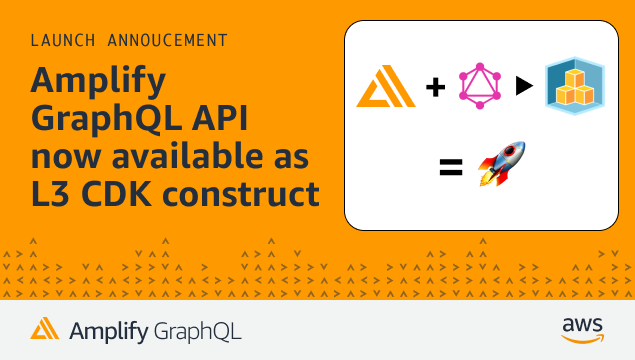 AWSAmplify's tweet image. 🌟 NEW: Amplify GraphQL API as a CDK construct 🌟
📄 Single source-of-truth for API & data
🚀 Access to L2 and L1 constructs
🛠️ Query & mutations w/o cold starts
🔄 PubSub-capable
💻 Client library codegen
🥳 Parity w/ GraphQL transformer
Learn more: go.aws/3Q6aqP6