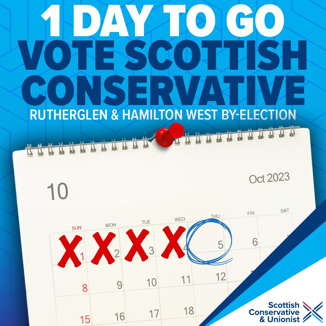 Cllr Thomas Kerr (@cllrtkerr) on Twitter photo People in Rutherglen and Hamilton West will go to the polls tomorrow.
I've shown that I have what it takes to hold the nationalists accountable.
I'll always stand up for working-class families and be on your side.
Vote <a href="/ScotTories/">Scottish Conservatives</a> to focus on people's real priorities! π³π΄σ §σ ’σ ³σ £σ ΄σ Ώ People in Rutherglen and Hamilton West will go to the polls tomorrow.
I've shown that I have what it takes to hold the nationalists accountable.
I'll always stand up for working-class families and be on your side.
Vote <a href="/ScotTories/">Scottish Conservatives</a> to focus on people's real priorities! π³π΄σ §σ ’σ ³σ £σ ΄σ Ώ