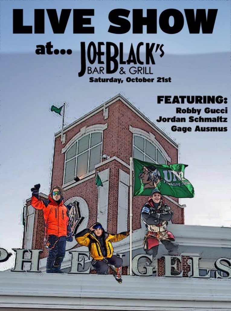 LIVE SHOW ALERT
Grand Forks, North Dakota📍
UND vs Minnesota weekend 

Time: TBD

<a href="/J_Swish24/">Jordan Schmaltz</a> 
<a href="/Gausmus47/">Gage Ausmus</a> 
<a href="/LiveInFivePod/">Live in Five</a>