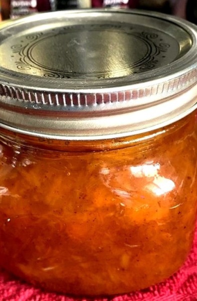 Kjax555's tweet photo. Spiced peach jam #Canning #PreparingForWinter https://t.co/CkYCwN5yr5