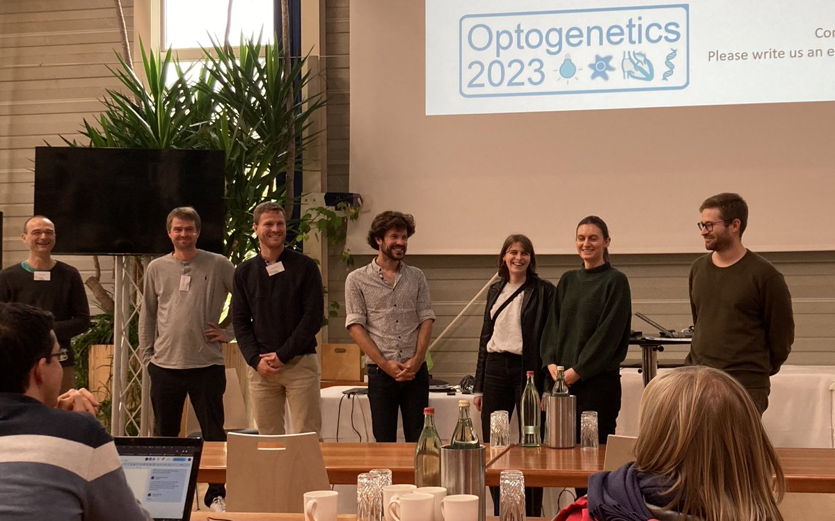 Johannes Vierock (@joh_vier) on Twitter photo Very proud of my students <a href="/linda_tillert/">Linda Tillert</a> and Niklas Meyer for winning the poster prize at #optogenetics2023 - their first conference! 🥳☺️Kudos also to <a href="/excitedmuscle/">excitedmuscle</a>, <a href="/MoeglichLab/">Möglich Lab</a> and <a href="/moser_tmoser/">Tobias Moser</a> for putting this great meeting together. Always fun to meet the Optocrowd! Very proud of my students <a href="/linda_tillert/">Linda Tillert</a> and Niklas Meyer for winning the poster prize at #optogenetics2023 - their first conference! 🥳☺️Kudos also to <a href="/excitedmuscle/">excitedmuscle</a>, <a href="/MoeglichLab/">Möglich Lab</a> and <a href="/moser_tmoser/">Tobias Moser</a> for putting this great meeting together. Always fun to meet the Optocrowd!