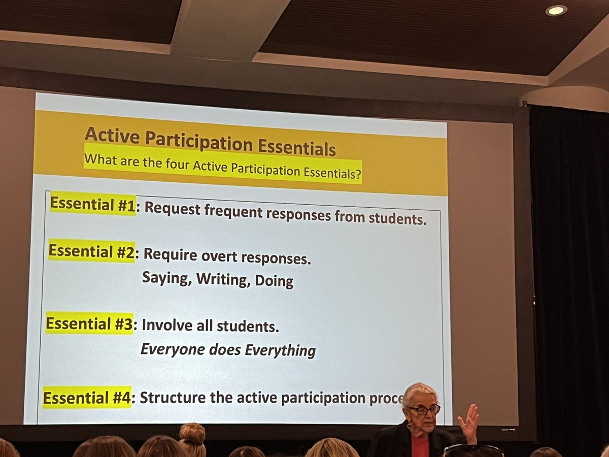 Keri Ramsay (@iu20astdircurr1) on Twitter photo “Learning is not a spectator sport”. I learned so many great strategies for promoting active participation from Dr. Anita Archer today at #TRLConf2023 <a href="/ColonialIU20/">Colonial Intermediate Unit 20</a> “Learning is not a spectator sport”. I learned so many great strategies for promoting active participation from Dr. Anita Archer today at #TRLConf2023 <a href="/ColonialIU20/">Colonial Intermediate Unit 20</a>