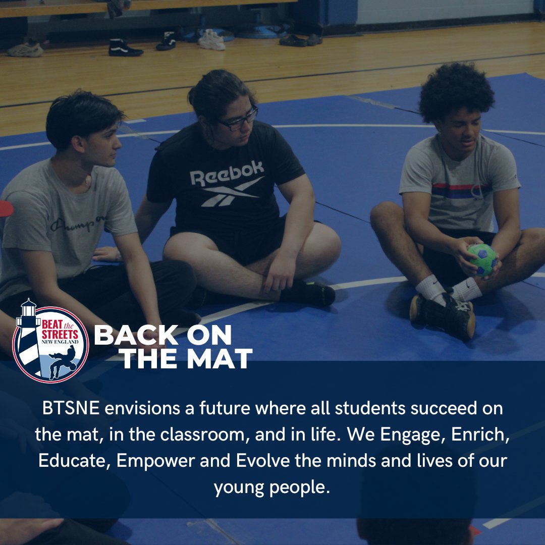 BTSNewEngland's tweet photo. #BTSNE has made a massive impact throughout New England. Our "High Fives" create an environment to Engage, Enrich, Educate, Empower and Evolve our wrestlers, providing the skills needed to succeed on and off the mat, in the classroom and in life!
#backonthemat https://t.co/WxLjp9AwxN
