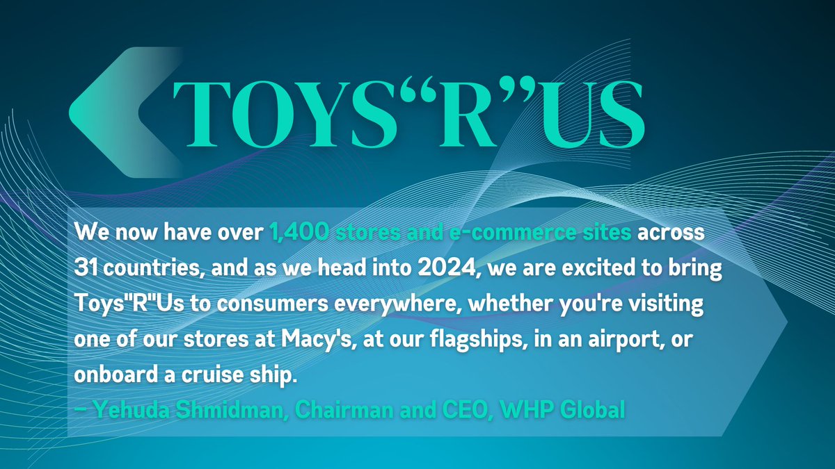 risnewsinsights's tweet image. Toys"R"Us, owned by WHP Global, is making a comeback in the U.S.  ow.ly/K4px50PSYLY

#brickandmortar #physicalretail #toysrus #retail #retailnews
