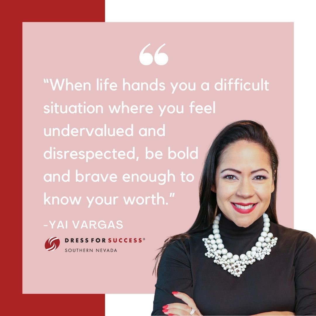 DFSSNV's tweet image. "When life hands you a difficult situation where you feel undervalued and disrespected, be bold and brave enough to know your worth." - Yai Vargas, Founder of Latinista and Diversity, Equity &amp;amp; Inclusion Consultant for NBC, Loreal, Pearson, and more. #HispanicHeritageMonth