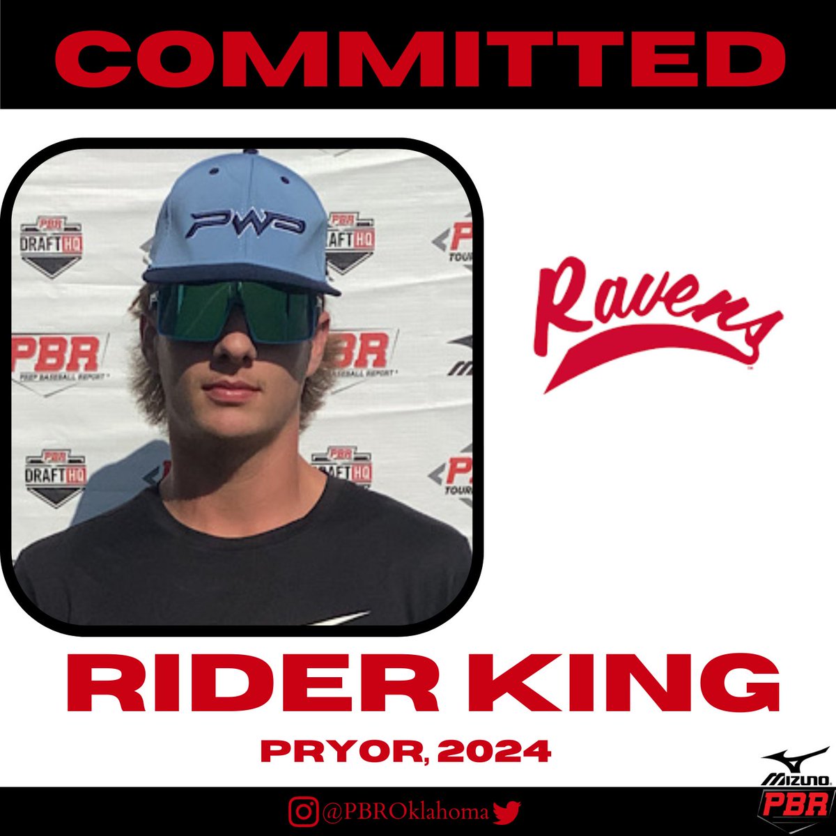RHP/1B Rider King (Pryor, 2024) commits to Coffeyville CC

@riderking64
@pryorbaseball
@redravensbb

👤PROFILE: loom.ly/qPafGjM