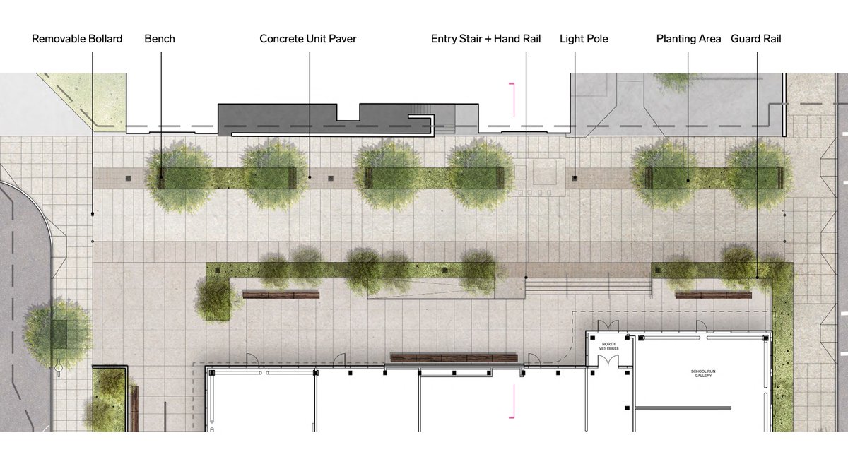 BikePortland's tweet image. Pretty interesting to see how architects/developers respond to presence of Green Loop in city plans. 
👀😲