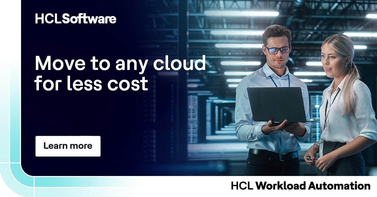hclautomation's tweet image. Deploy HCL Workload Automation anywhere with Cloud Native-as-a-Service ☁️ Embrace Cloud-first architecture for innovation power and scalable flexibility in a dedicated environment.

Learn more: hclsw.co/h6cpn1

#HCLWorkloadAutomation #CloudNative