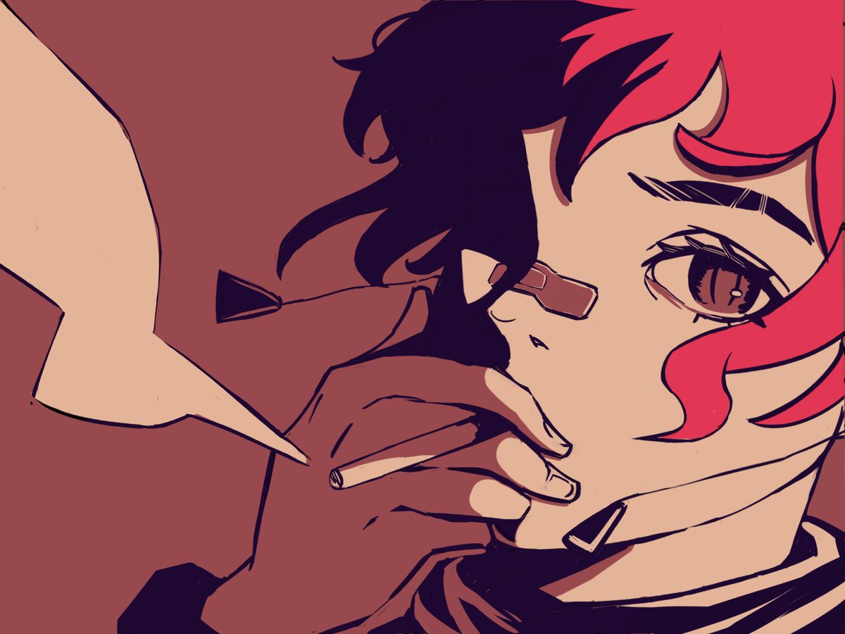 C5TSU's tweet image. So... I tried drawing in Alexandra Fomina style