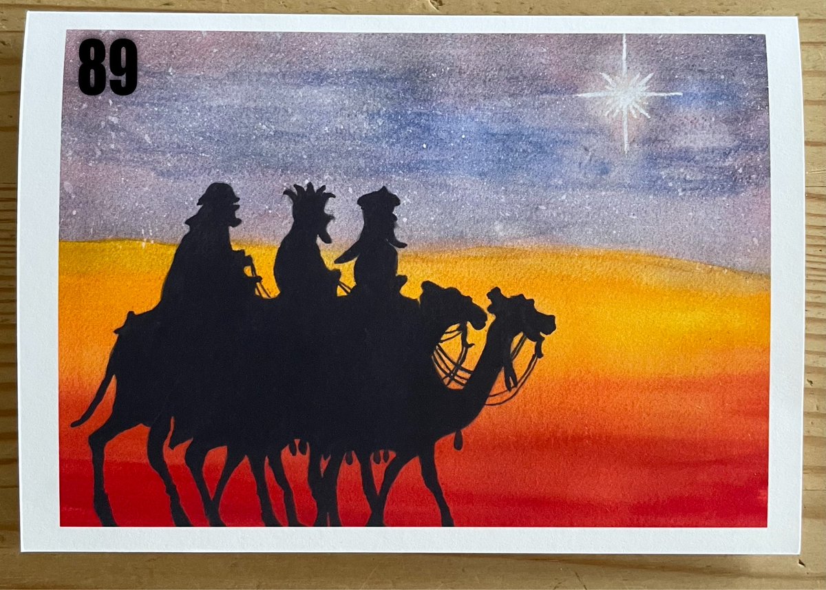 RBsArt's tweet photo. Three Kings - latest addition to my range of Christmas cards. 🧑🏻‍🎄🎄👩🏻‍🎨🎨 https://t.co/hKYC6XbxfS