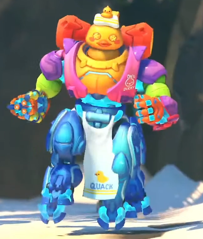 BroYouWack's tweet photo. Someone on the Overwatch art team must have a kid that loves bath time 🤣🦆 https://t.co/WI7mgKb6VM