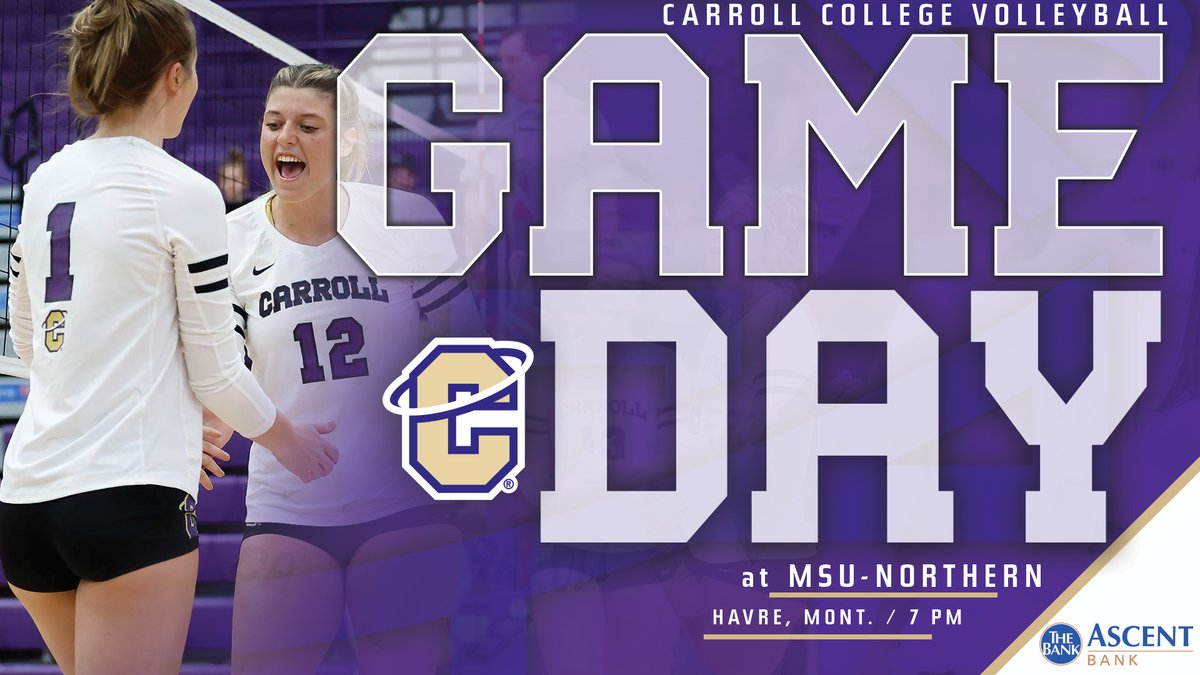 Carroll Athletics (@ccsaints) on Twitter photo πGAMEDAYπ
π: MSU-Northern
π: Havre, Mont.
π: 7 pm
πΊ: t.ly/HOtKh
π: t.ly/ASwoD
#MarchOn | <a href="/CCSaintsVB/">Carroll College Volleyball</a> πGAMEDAYπ
π: MSU-Northern
π: Havre, Mont.
π: 7 pm
πΊ: t.ly/HOtKh
π: t.ly/ASwoD
#MarchOn | <a href="/CCSaintsVB/">Carroll College Volleyball</a>