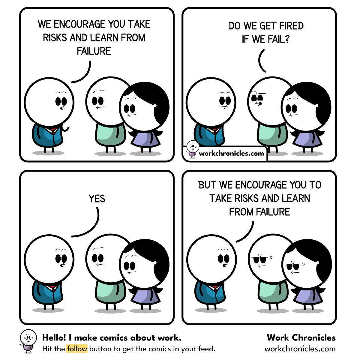 _workchronicles's tweet photo. We encourage you to take risks https://t.co/y6wXeZLMWE