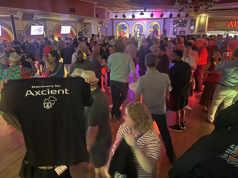 Axcient's tweet photo. We're having a ball connecting with you at #DattoCon. Special shoutout to all those party animals who joined us at the after-party!
#DattoConOfficialAfterParty, @mspinitiative https://t.co/jKaS8ZZUSD