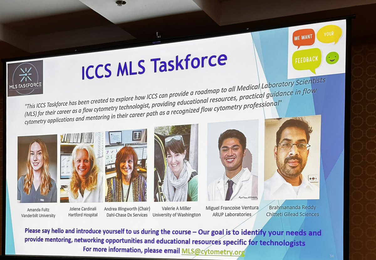 Rachel Angelica Mariani (@shematogone) on Twitter photo 💥ICCS MLS TASKFORCE💥 #flowcytometry mentorship, education, networking - email MLS@cytometry.org for more info!
#medicallaboratoryscientist #clinicalpathology #flowiccs203 #medicaltechnologist #medicallabtech #medicalab #immunology #medicaltechnologist 💥ICCS MLS TASKFORCE💥 #flowcytometry mentorship, education, networking - email MLS@cytometry.org for more info!
#medicallaboratoryscientist #clinicalpathology #flowiccs203 #medicaltechnologist #medicallabtech #medicalab #immunology #medicaltechnologist