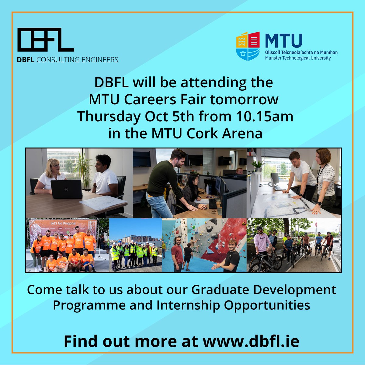 Join us at <a href="/MTU_ie/">Munster Technological University</a> tomorrow at 10.15 in the Arena.
Ask about our Grad Programme and Internships
dbfl.ie/graduate-devel…
dbfl.ie/dbfl-internshi…
#engineeringcareer #careersfair #MTU #Careerdevelopment #EngineeringGraduate