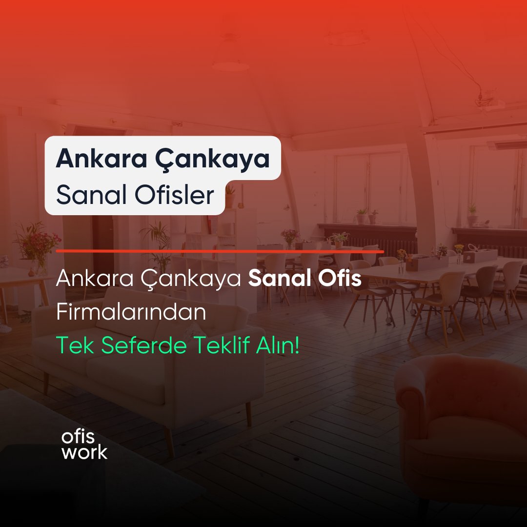 🏢 İş dünyasının hızla büyüdüğü Ankara'da, işinizi daha da geliştirmeniz için sanal ofis seçenekleri sunuyoruz! 

İşinizi Ankara'nın dinamizmiyle birleştirin ve "ofis.work" avantajlarıyla tanışmak için hazır mısınız? 🏢🚀

#sanalofis #ankarasanalofis #İşyeriKiralama