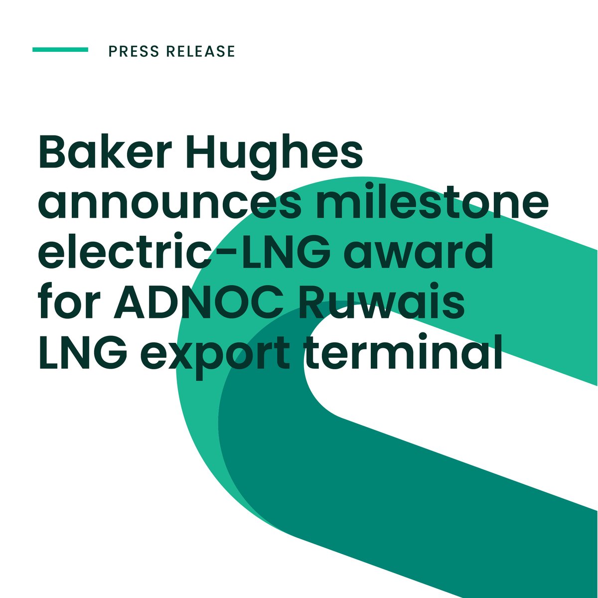Today, at ADIPEC, we announced an agreement to provide two electric liquefaction systems (e-LNG) for @ADNOCGroup's Ruwais LNG project in the United Arab Emirates. Find out more in the press release here: investors.bakerhughes.com/news-releases/…