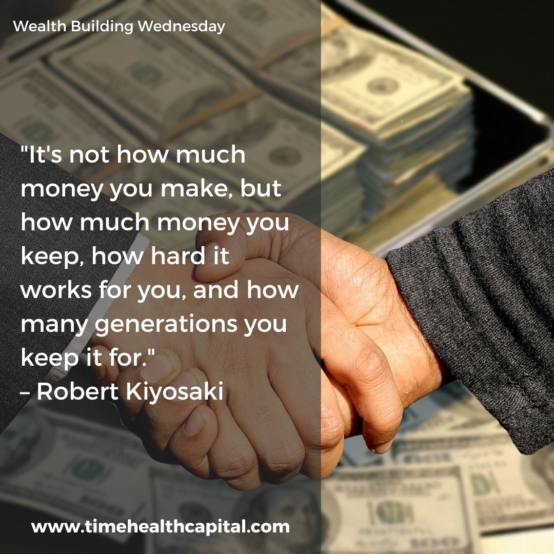 TimeHealthCap's tweet image. Turning income into wealth is an art! It’s not just about the earnings; it's about smart savings, wise investing, and creating a legacy that lasts. Remember, the true measure of financial success isn’t just in the making, but in the keeping and growing!#WealthBuildingWednesdayTHC