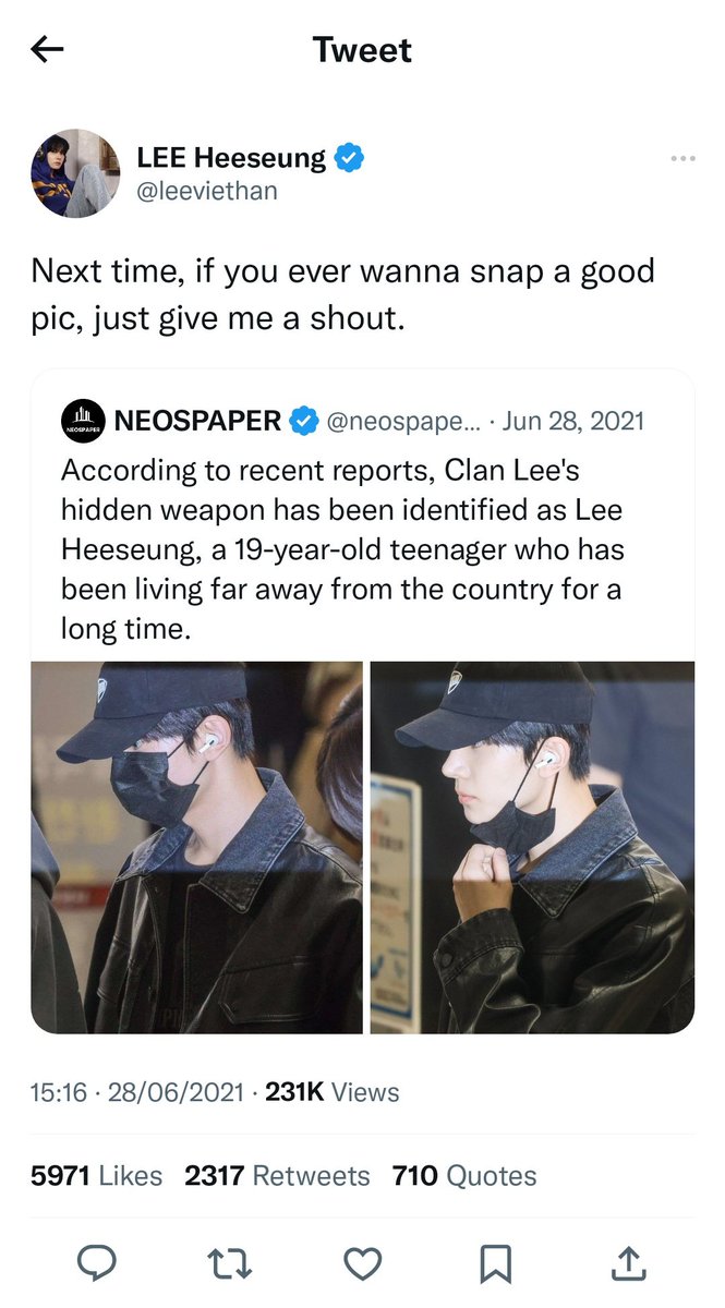 midnightstalks's tweet photo. jiakh hot debut with blue check (the lee privilege) https://t.co/Xwu50yVtYp